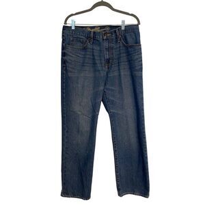 Old Navy Mens Regular Fit Jeans 34x32 Medium Vintage Wash Denim Work Pants